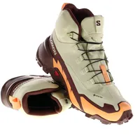 Salomon Cross Hike Mid GTX Damen Wanderschuhe Gore-Tex-Türkis-7