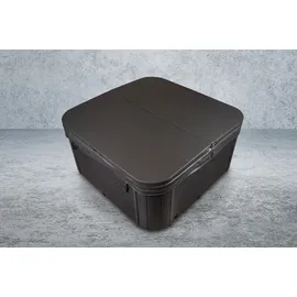 trade-line Milano 200 x 200 x 90 cm Silber/Grau