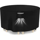 Dokon Abdeckung Gartenmöbel Ø190 x 80 cm Oxford