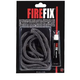 FireFix Ofendichtschnur Keramikkordel Ø 8 mm 200 cm grau