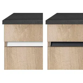 OPTIFIT Herdumbauschrank Roth 60 x 57,1 x 206,8 cm Braun