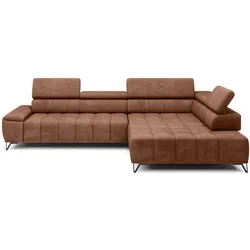 Ecksofa Palladio Stoff Whisky