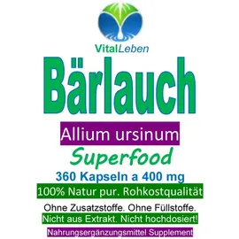 Vitalleben Frischblatt Bärlauch Kapseln 360 St.
