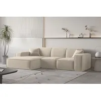 Fun Möbel Ecksofa Designersofa CELES PREMIUM Stoff Opera Velvet