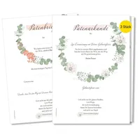 Frank Paperman Frank Paperman® Patenurkunde – Floral (DIN A4)