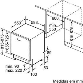 Bosch Serie 4 SMV4ENX06E Einbau-Geschirrspüler (vollintegrierbar, 598 mm breit)