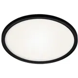 Blulaxa Deckenleuchte, 18 W, 2200 lm, 3000 K, schwarzer Ring