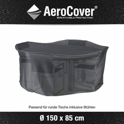 AEROCOVER  AeroCover Atmungsaktive Schutzhülle für Sitzgruppen Ø150xH85 cm