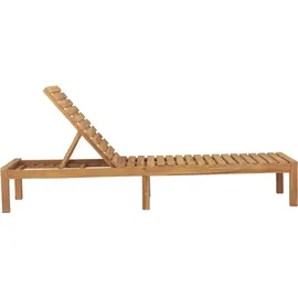 vidaXL Sonnenliege 64 x 21 x 0 cm Braun