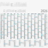 Rido 2026 Rido Plakatkalender 700×470 mm