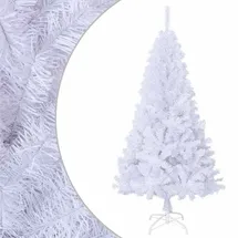 vidaXL Künstlicher Weihnachtsbaum mit Dicken Zweigen Weiß 150 cm