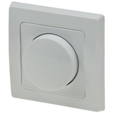 ChiliTec DELPHI Dimmer für elektronische Trafos 230V 20-300W mit Rahmen Druckschalter Drehdimmer Weiß