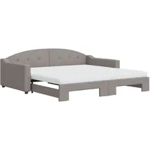 vidaXL Tagesbett 100 x 200 cm Taupe