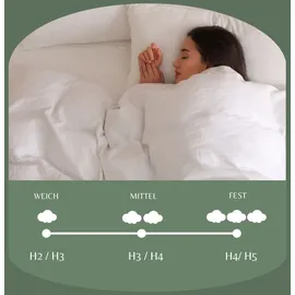 MSS e.K. MedicSpring 2-in-1 Taschenfederkern 100 x 200 cm H2/H3