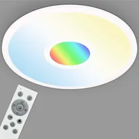 Telefunken LED Panel LED Deckenleuchte, Fernbedienung, RGB Innenbereich Timerfunktion,