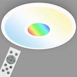 Telefunken LED Panel LED Deckenleuchte, Fernbedienung, RGB Innenbereich Timerfunktion,