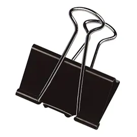 Connect Foldbackklammern 51mm VE=6x10 Stück schwarz