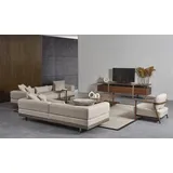 JVMöbel Italienische Wohnzimmer Einrichtung Sofagarnitur Couchtisch Sideboard, 8tlg