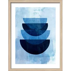 Gerahmtes Bild ONLY BLUE III - BHT 32.50x42.50x2 cm