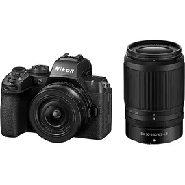 Nikon Z50 II + DX 16-50 VR + 50-250 VR + Gratis Rollei Fotoliner Fotorucksack M