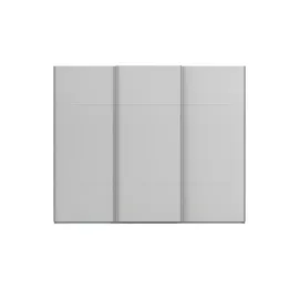 meinSchrank Schwebetürenschrank Regina 271 x 223 x 68 cm Grau