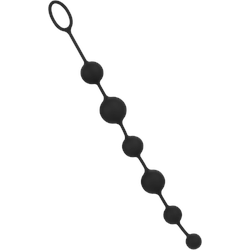 Klassische Analkette, 35 cm, schwarz