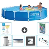 Frame Pool Rund - 366x76 Cm - 7-teilig  S262
