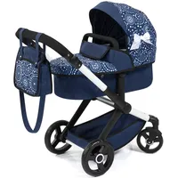 Bayer Design 17073AB Puppenwagen Xeo mit Tasche, höhenverstellbarer Griff,