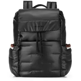 Hedgren Cocoon Billowy Backpack With Flap Black