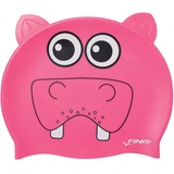 Finis Animal Head Silikon-Kappe, ab 3 Jahre, Hippo, pink,
