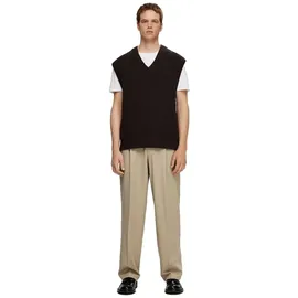 Selected Loose Fit Bundfaltenhose mit Gürtelschlaufen Modell 'FINN', Sand, S