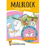 Hauschka Verlag Malbuch ab 4 Jahre für Junge und Mädchen - Pferde