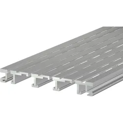 aMbooo Terrassendielen Drainage Diele Alu 2000x150x20 mm