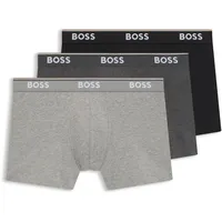 Boss Power Boxershorts 3 Einheiten Open Grey 2XL