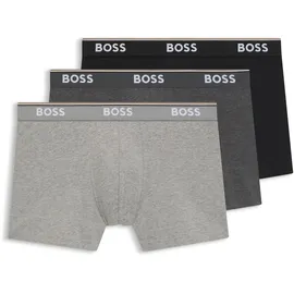 Boss Power Boxershorts 3 Einheiten Open Grey 2XL