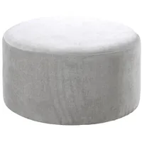 Home4You Sitzhocker Ø 70 cm, Hellgrau - Ø 70