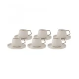 KARACA Kaffeetasse 0,09 l Weiß 6 St.