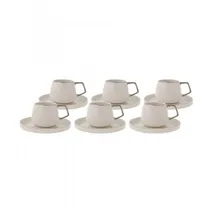 KARACA Kaffeetasse 0,09 l Weiß 6 St.