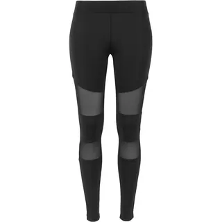 URBAN CLASSICS Ladies Tech Mesh Leggings - Schwarz