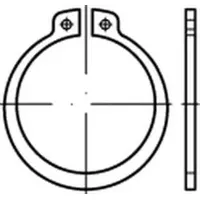 Industrial Quality Supplies DIN 471 F Sicherungsringe für Wellen