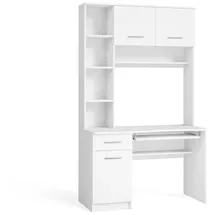 Vicco Schreibtisch Crossline, Weiß, 120.1 x 59.5 cm,