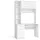 Vicco Schreibtisch Crossline, Weiß, 120.1 x 59.5 cm,