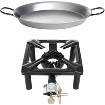 B.M.S - Burger und Müller GmbH Hockerkocherset mit Paella-Pfanne (404014)