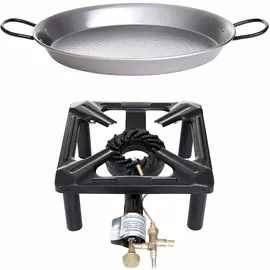 B.M.S - Burger und Müller GmbH Hockerkocherset mit Paella-Pfanne (404014)