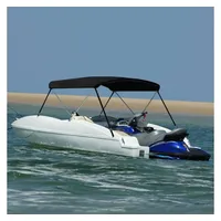vidaXL Sonnenschutz 2-Bow Bimini Top 180x130x110 cm Schwarz