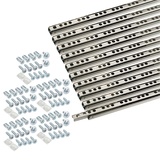 SOTECH Kugelauszug 10er Set (5 Paar) Schubladenschienen 310 mm 17 mm Nut Schubladenauszug - Schienen für Schubladen - Schubladen Schienensystem - Teilauszug Schubladen hochwertig - leicht anzubringen