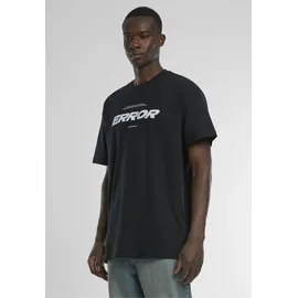 Mister Tee Error Wording Kurzarm-T-Shirt Black M