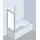 Kermi Vario 2000 Seitenwand V2TWD080141UK 71,4-74,6x140cm, silber mattglanz, ESG Opaco