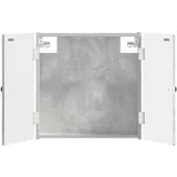 vidaXL Dartboard Schrank BREDA Betongrau 52,5 x 10,5 x 53,5 cm