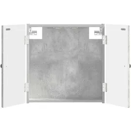 vidaXL Dartboard Schrank BREDA Betongrau 52,5 x 10,5 x 53,5 cm